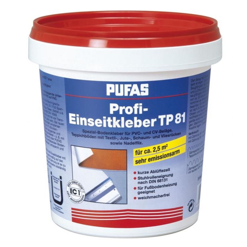 Einseitkleber Teppichkleber Bodenbelag Kleber TP 81 PUFAS Einseitkleber Teppichkleber Bodenbelag Kleber TP 81 PUFAS