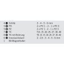 Projahn Bit-Box (1/4&quot;) Bitsortiment Schlitz Kreuz TX...