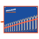 Projahn Ringgabelschl&uuml;ssel-Set metrisch DIN 3113 Form A 14-teilig 8 - 22 mm