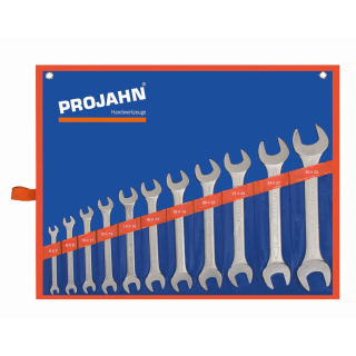 Projahn Doppelgabelschl&uuml;ssel-Set metrisch DIN 3110 11-teilig
