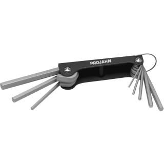 Projahn Winkelstiftschl&uuml;ssel-Satz f&uuml;r Innen-6kant-Schrauben kurze Form 2,5-10 mm 8-tlg.