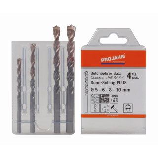 Projahn Sortiment Betonbohrer SuperSchlag PLUS - 5 bis 10 mm - 4-teilig