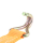 Zurrgurt mit Ratsche 4000 kg (2000 daN) 2-tlg. Spitzhaken 50 mm breit 12 m lang Farbe orange