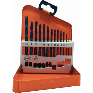 Projahn Sortiment Spiralbohrer HSS-R DIN 338 Typ N ECO - 1,5 bis 6,5 mm - 13-teilig