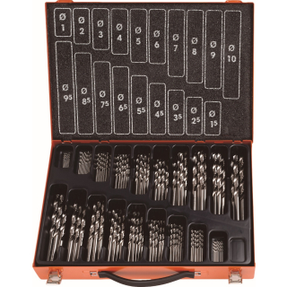 Projahn Metall-Magazin Spiralbohrer HSS-G DIN 338 TURBO - 1 bis 10 mm - 170-teilig