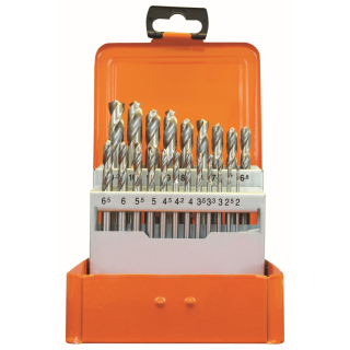 Projahn Sortiment extra kurze Automatenbohrer HSS-G DIN 1897 Typ N - 2 bis 10,2 mm - 21-teilig