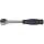 Projahn Durchsteckknarre mit Drehgriff fein 60 Z&auml;hne 12,5 (1/2&quot;) max. Drehmoment 614 Nm