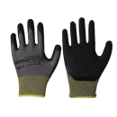 SOLIDSTAR&reg; Nylon-Feinstrick-Handschuhe mit Latex-Beschichtung grau/schwarz Gr&ouml;&szlig;e 7 - 11