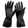 Neoprene Chemikalien-Handschuhe - 32cm lang - PSA CAT III - schwarz - Gr&ouml;&szlig;e 7 - 10