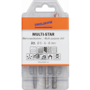 Projahn Sortiment Mehrzweckbohrer MULTI-STAR mit Zylinderschaft - 5,6 und 8 mm - 3-teilig