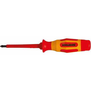 Projahn Universal VDE Schraubendreher 6-in-1 f&uuml;r Kreuzschlitz-Schrauben PH und PZ