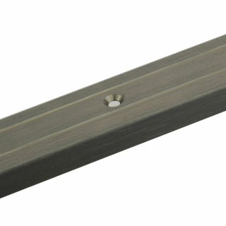 mako Treppen- und Winkelprofil zum Schrauben aus Alu 100 x 2,5 x 1 cm Edelstahl Optik