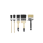 Wow!Tools Lackierpinsel-Set BASIC 5-teilig Flachpinsel, Ringpinsel, Fl&auml;chenstreicher