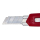 Mini Profi Cuttermesser 9 mm Klingenbreite mit Metallschiene rot