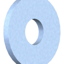 REISSER Bauscheiben DIN 440 Form R Stahl verzinkt blau pass.