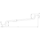Projahn Doppelringschl&uuml;ssel metrisch DIN 838 Gr&ouml;&szlig;e 6x7 - 36x41 mm