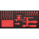 Projahn PROFORM-Werkstattwageneinlage leer f&uuml;r 1/4&quot; Werkzeug Steckschl&uuml;ssel-Satz 58-tlg.