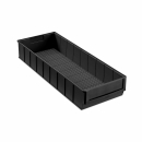 Industriebox Kunststoff ESD leitf&auml;hig teilbar Kiste Sch&uuml;tte - Schwarz