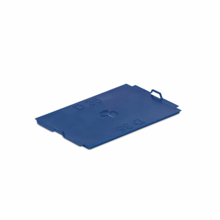 Auflagedeckel für Kleinladungsträger R mit geschlossenem Boden 300x200mm - Blau