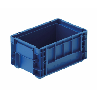 Kleinladungsträger RL Boden mit Wassaerablauflöchern für Förderanlagen - 300x200x147,5mm - Blau