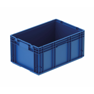 Kleinladungsträger RL Boden mit Wassaerablauflöchern für Förderanlagen - 600x400x280mm - Blau
