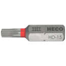 HECO-Drive Bit 25mm mit GripFit-Technologie f&uuml;r einh&auml;ndiges Arbeiten HD-10 bis HD-40