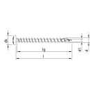 HECO-TOPIX-plus Holzschraube Edelstahl A2 Panhead PZ variables Vollgewinde