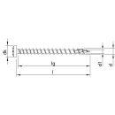 HECO-TOPIX-plus Holzschraube Edelstahl A2 Panhead TX variables Vollgewinde