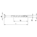 HECO-TOPIX-plus Holzschraube Edelstahl A2 Senkkopf HD...