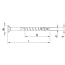 HECO-TOPIX-plus Holzschraube Stahl verzinkt Senkkopf PZ...