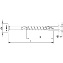 HECO-TOPIX-plus Holzbauschraube Edelstahl A2 Tellerkopf...