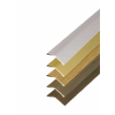 quickFIX Boden Rampenprofil zum Kleben 90 x 4,5 x 1,5 cm aus Aluminium mit Holzdekor
