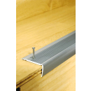 mako Treppen- und Winkelprofil zum Schrauben 100 x 4,5 x 2,3 cm aus eloxiertem Aluminium