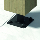 Simpson St&uuml;tzenfu&szlig; SERIES BLACK PPA100PB mit...