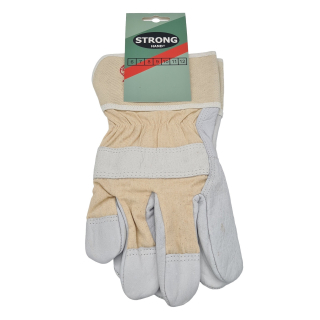 Stronghand Rind-Vollleder Handschuh mit SB-Aufh&auml;nger und EAN-Auszeichnung Gr. 7 - 12