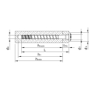 MULTI-MONTI-plus P Betonschraube Schraubanker Edelstahl A4 Panhead TX