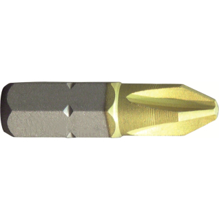 Projahn TiN-Bit 6,3 (1/4&quot;) f&uuml;r Kreuzschlitz-Schrauben PH 1 x 25 mm
