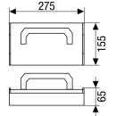 SPAX Montagekoffer L-BOXX mini leer mit Trennstegen zur...