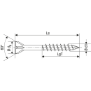 SPAX Massivholz-Dielenschraube WIROX Teilgewinde Senkkopf T-STAR plus CUT-Spitze