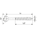 SPAX Universalschraube WIROX Teilgewinde kleiner Senkkopf T-STAR plus CUT-Spitze