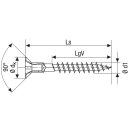 SPAX Universalschraube WIROX Vollgewinde Senkkopf mit...