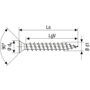 SPAX Universalschraube YELLOX Vollgewinde Senkkopf...