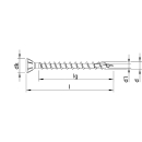 HECO-TOPIX-plus TCS Holzschraube Stahl verzinkt Senkkopf HD30 variables Vollgewinde