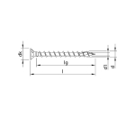 HECO-TOPIX-plus Beschalgschraube Stahl verzinkt Senkkopf...