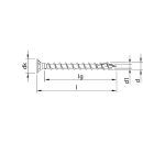 HECO-TOPIX-plus Beschalgschraube Stahl verzinkt Senkkopf...
