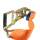 Zurrgurt mit ERGO-Langhebelratsche Spitzhaken 5000 kg 2500 daN 2-tlg. 50 mm x 8 m orange