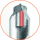 Projahn Hammerbohrer Rocket 3 SDS-plus mit 3 Crusher f&uuml;r Beton - 12 x 450 mm