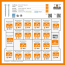 HECO-TOPIX-plus Sortimentskoffer L-BOXX Holzschrauben Teil- und Vollgewinde 3005-teilig