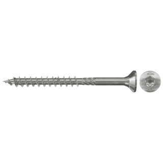 fischer Power-Fast Spanplattenschraube Teilgewinde Edelstahl A2 Senkkopf TX 5 x 50 mm - 200 St&uuml;ck