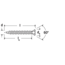 fischer Gipsfaserplattenschraube HiLo-Gewinde Senkkopf PH phosphatiert 3,9 x 35 mm - 1000 St&uuml;ck